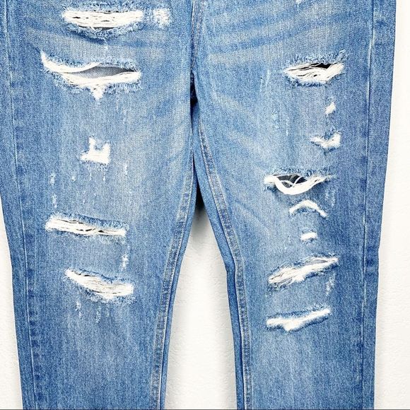 New Free People Blossom Rigid Soak Up The Sun Skinny Cropped Distressed size 26 - Picture 5 of 12